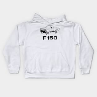 1979 F150 Black Print Kids Hoodie